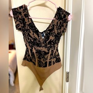 Windsor brown Body Suit